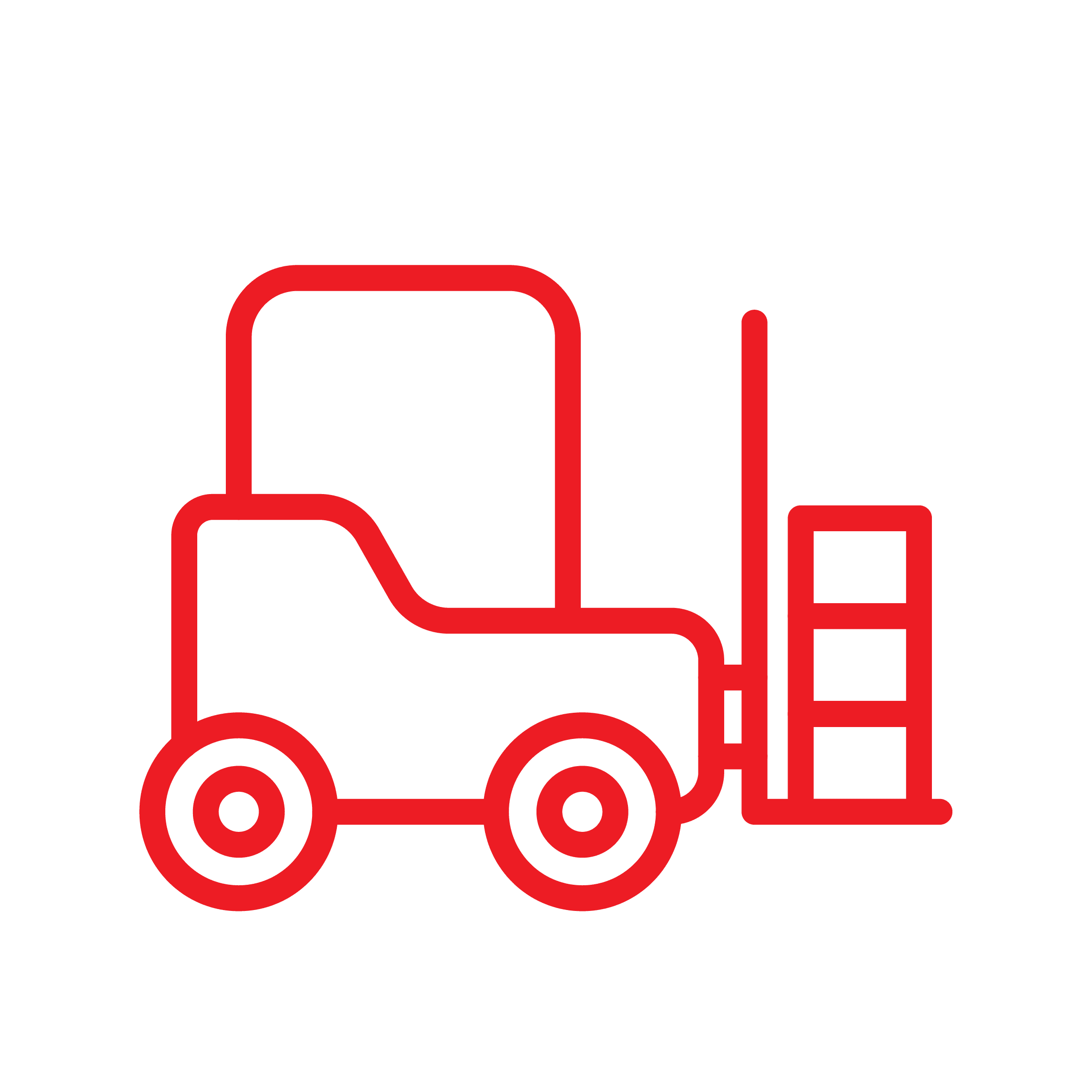 Refresher Forklift Training icon – Recertification for licensed forklift operators.