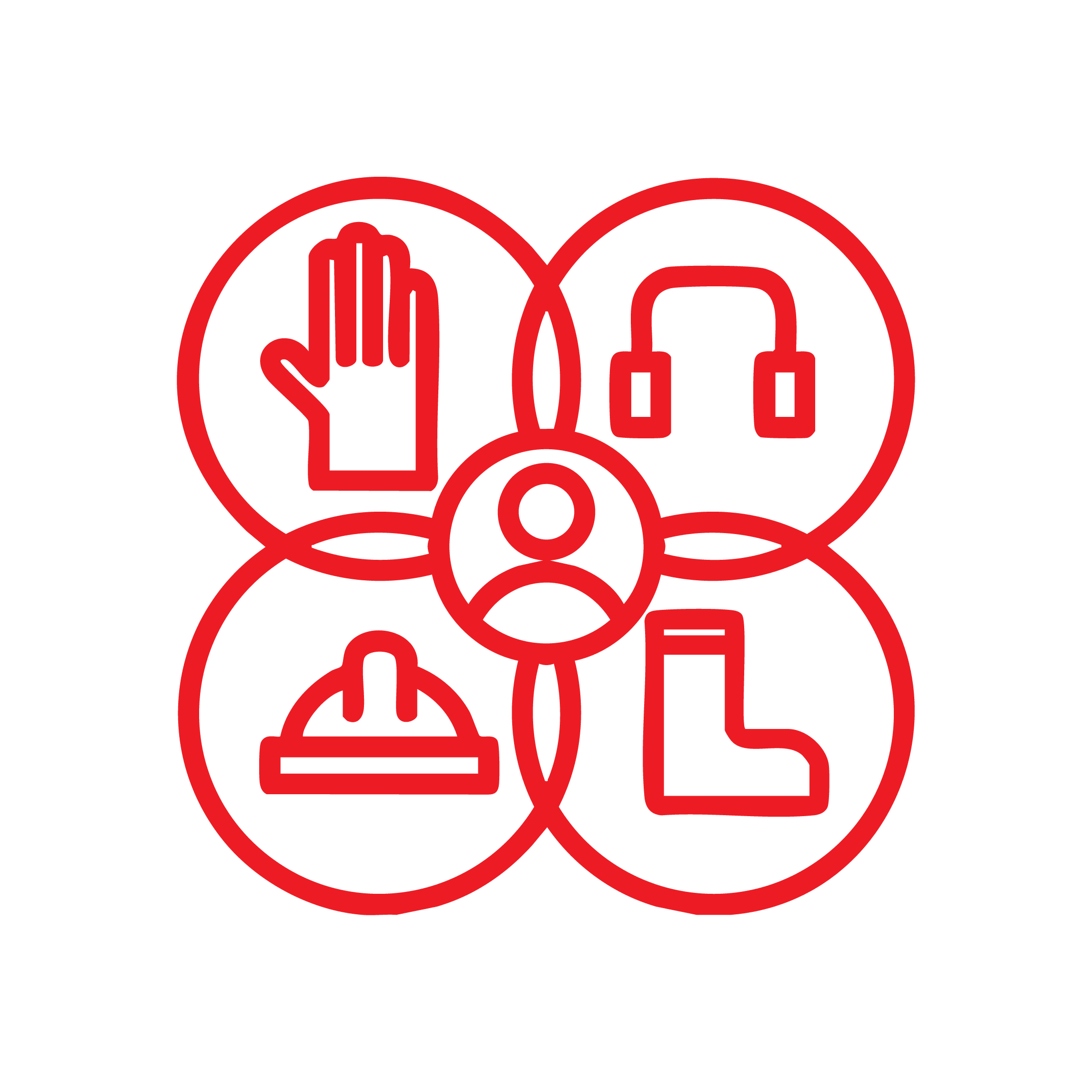 Personal protective equipment PPE online training icon